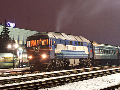 Определен график ночного поезда на Киев