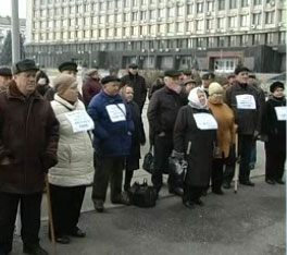 митинговали чернобыльцы