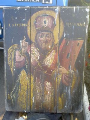 Таможенники изъяли икону «Святого Николая - Зимнего»